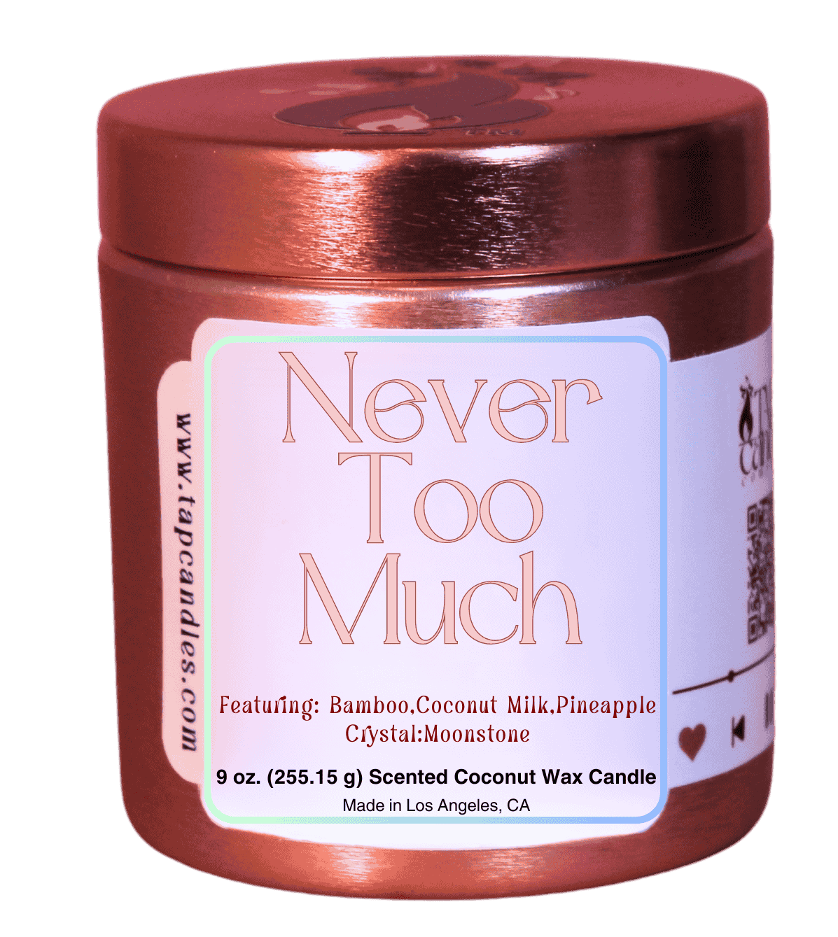 Never Too Much - TAP Candle Company