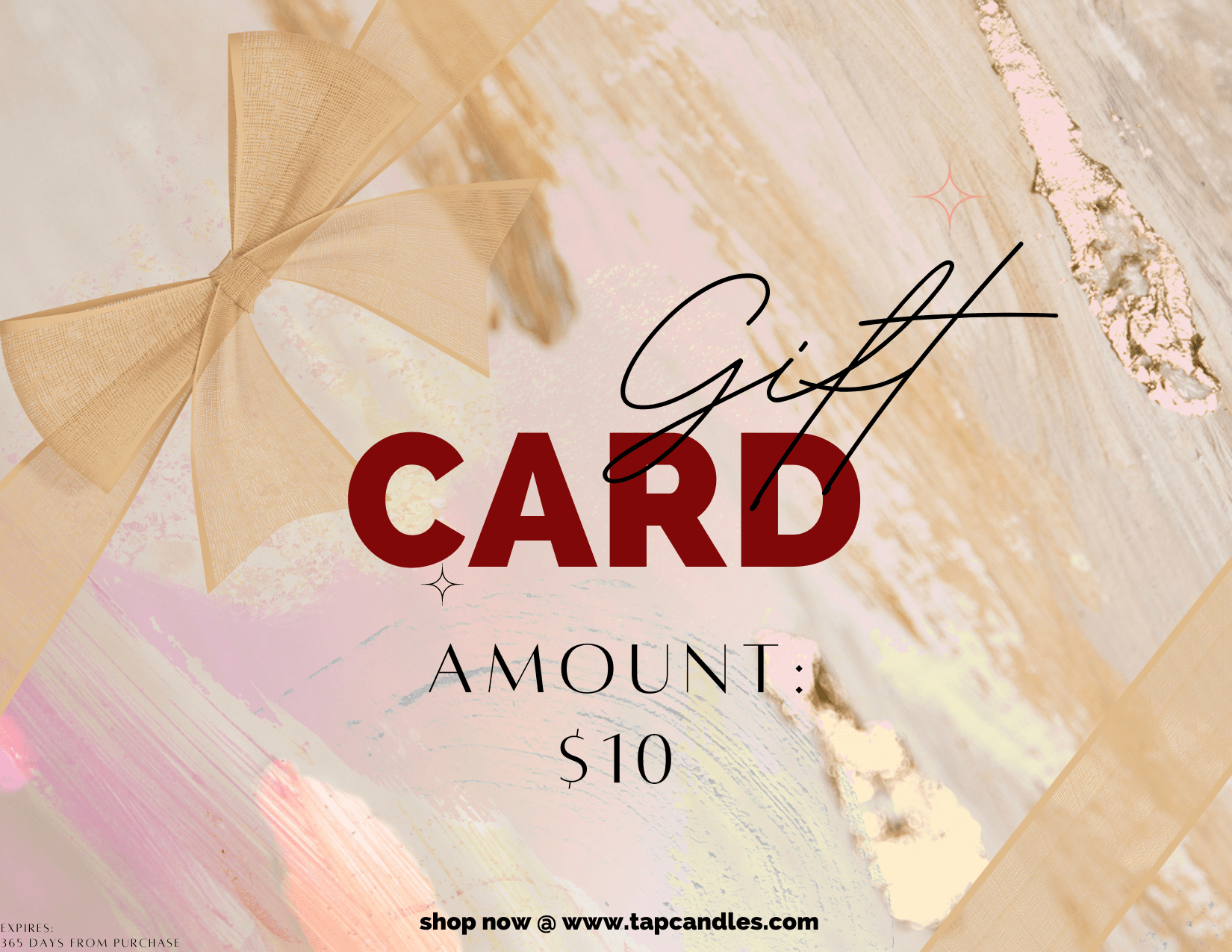 Vibe Check - TAP Gift Card - TAP Candle Company